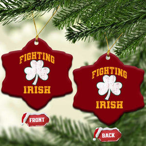 Vintage Fighting Irish Ceramic Ornament Retro History Gold Shamrock TS10 Print Your Wear