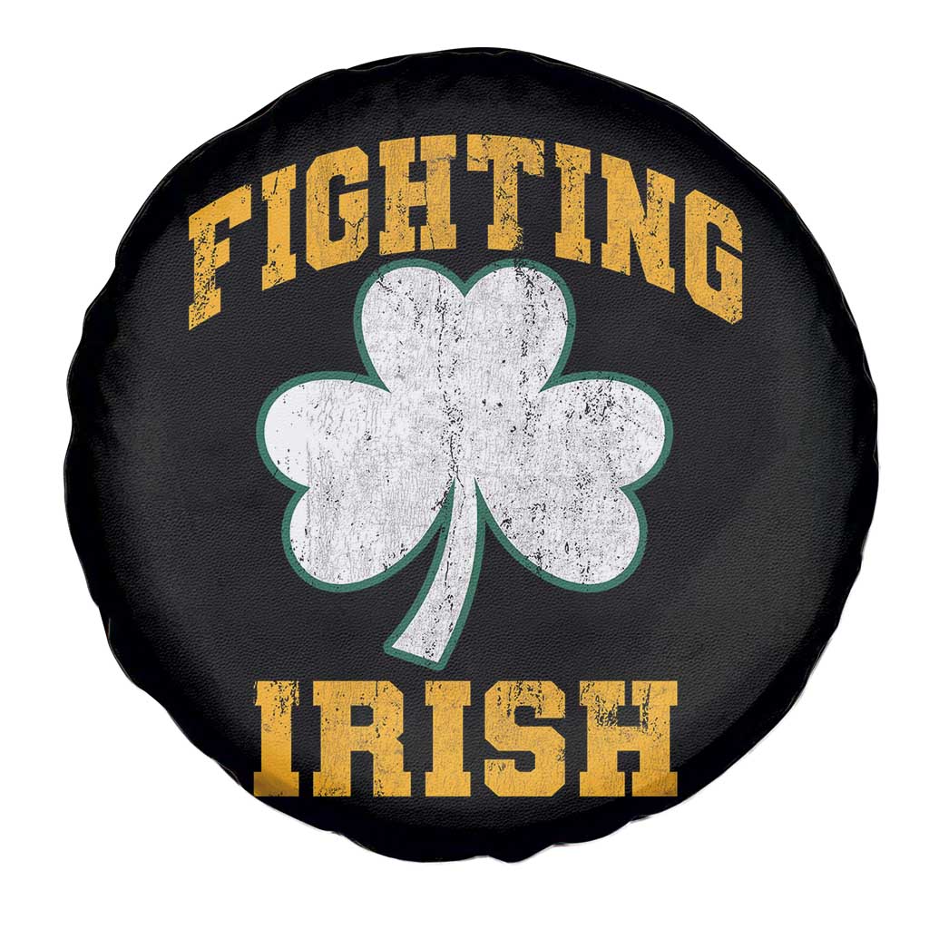 Vintage Fighting Irish Spare Tire Cover Retro History Gold Shamrock TS10 Print Your Wear