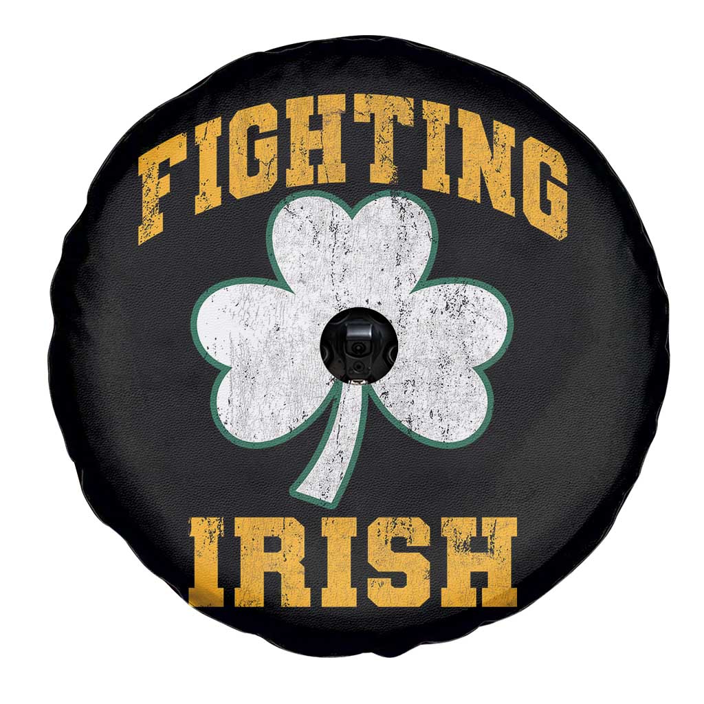 Vintage Fighting Irish Spare Tire Cover Retro History Gold Shamrock TS10 Print Your Wear