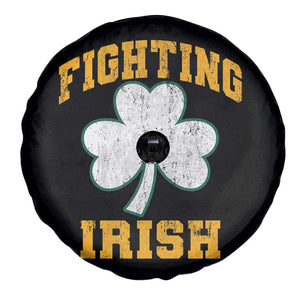 Vintage Fighting Irish Spare Tire Cover Retro History Gold Shamrock TS10 Print Your Wear