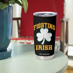 Vintage Fighting Irish Tumbler Cup Retro History Gold Shamrock TS10 Print Your Wear