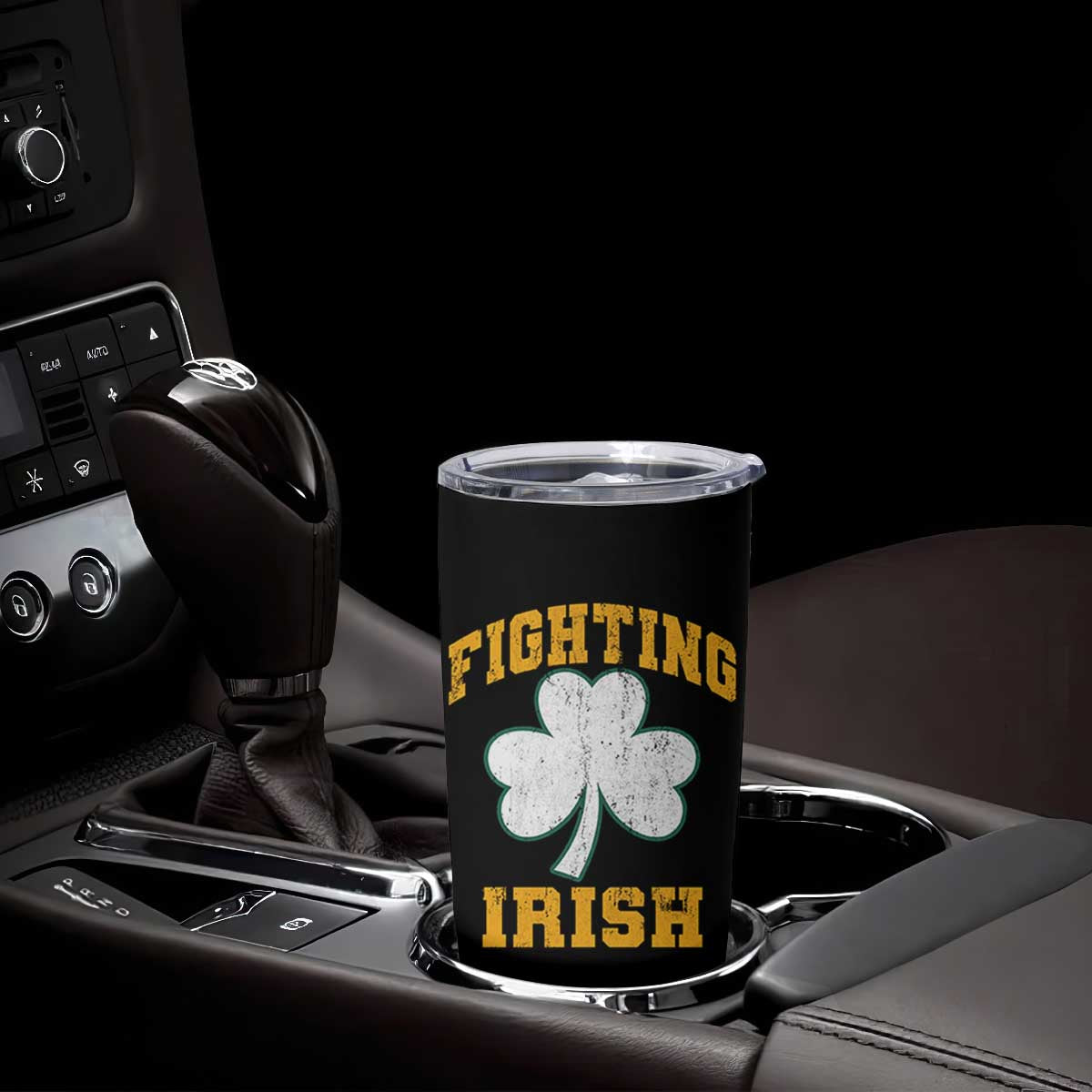 Vintage Fighting Irish Tumbler Cup Retro History Gold Shamrock TS10 Print Your Wear