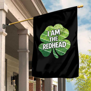 Funny Irish St Patricks Day Im The Redhead Garden Flag Retro Vintage Lucky Shamrock TS10 Print Your Wear