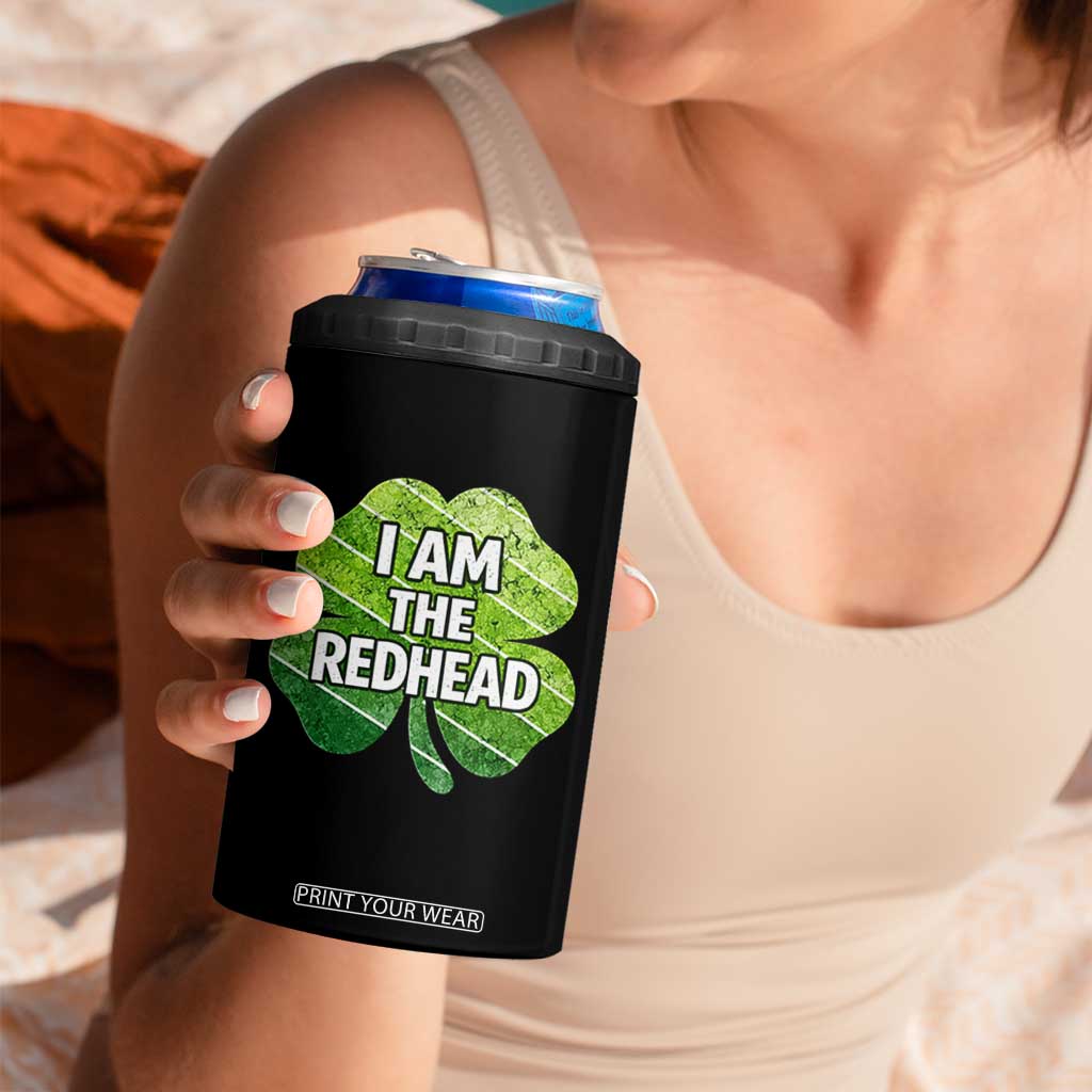 Funny Irish St Patricks Day Im The Redhead 4 in 1 Can Cooler Tumbler Retro Vintage Lucky Shamrock TS10 Print Your Wear
