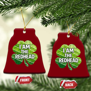 Funny Irish St Patricks Day Im The Redhead Ceramic Ornament Retro Vintage Lucky Shamrock TS10 Print Your Wear