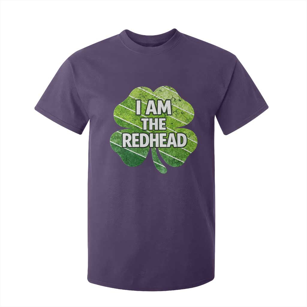 Funny Irish St Patricks Day Im The Redhead T Shirt For Kid Retro Vintage Lucky Shamrock TS10 Purple Print Your Wear