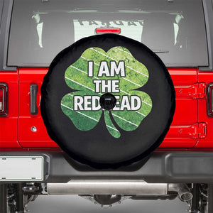 Funny Irish St Patricks Day Im The Redhead Spare Tire Cover Retro Vintage Lucky Shamrock TS10 Black Print Your Wear