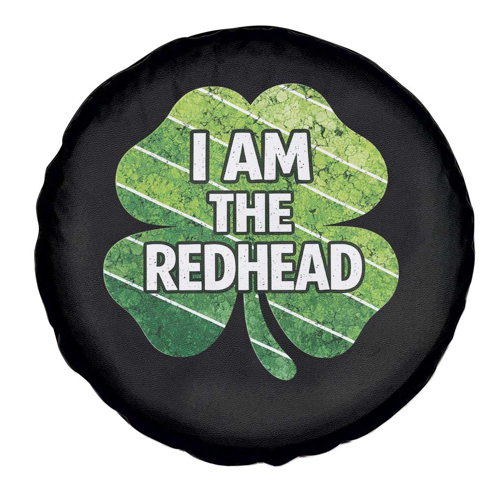 Funny Irish St Patricks Day Im The Redhead Spare Tire Cover Retro Vintage Lucky Shamrock TS10 Print Your Wear