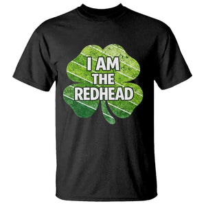 Funny Irish St Patricks Day Im The Redhead T Shirt Retro Vintage Lucky Shamrock TS10 Black Print Your Wear