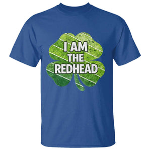 Funny Irish St Patricks Day Im The Redhead T Shirt Retro Vintage Lucky Shamrock TS10 Royal Blue Print Your Wear