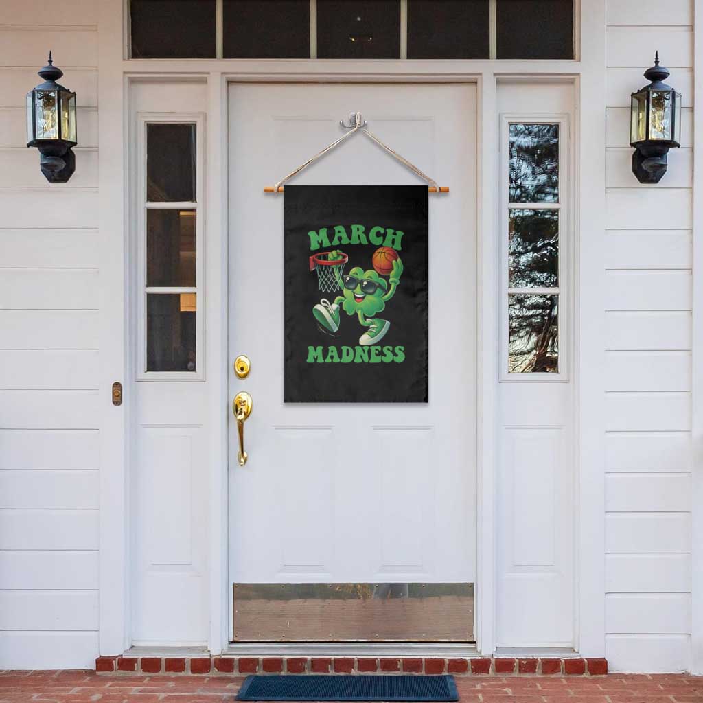 Basketball St Patricks Day Garden Flag Mad Madness Irish Shamrock Playing Basketball Player Team Boys TS10 Print Your Wear