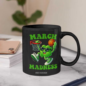 Basketball St Patricks Day Coffee Mug Mad Madness Irish Shamrock Playing Basketball Player Team Boys TS10 Print Your Wear