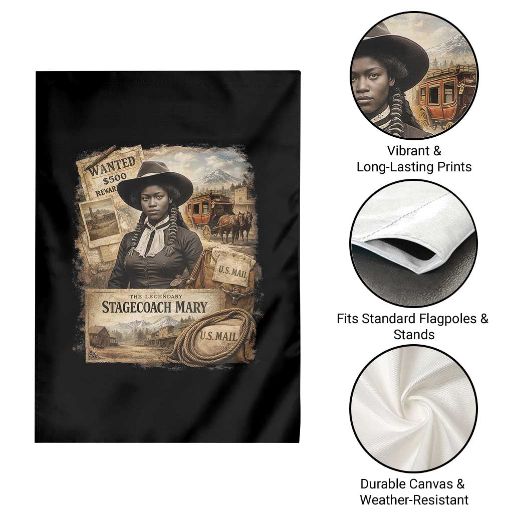 Black History Black Cowgirl Garden Flag Western Rodeo African American Melanin Texas Women TS10 Print Your Wear