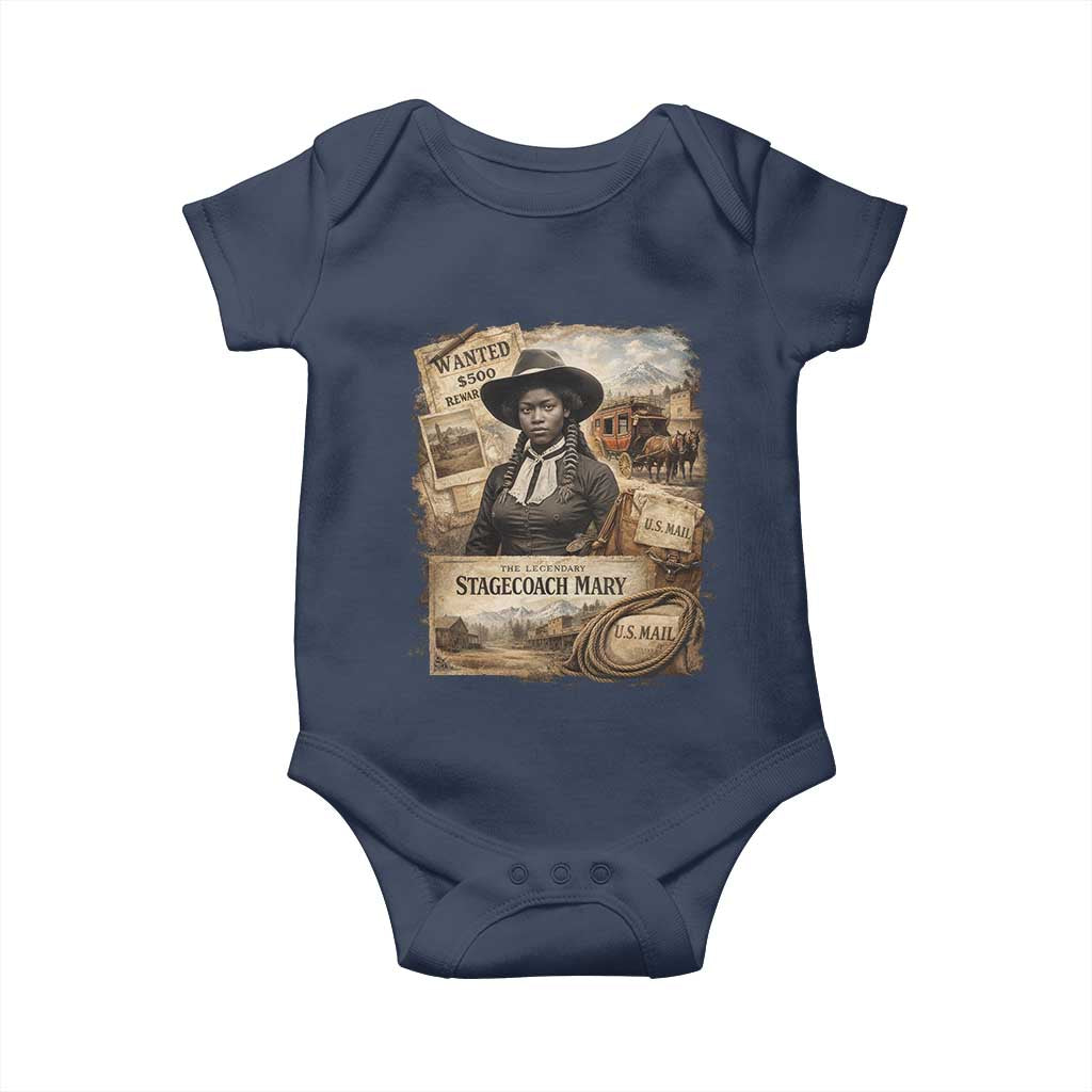 Black History Black Cowgirl Baby Onesie Western Rodeo African American Melanin Texas Women TS10 Navy Print Your Wear