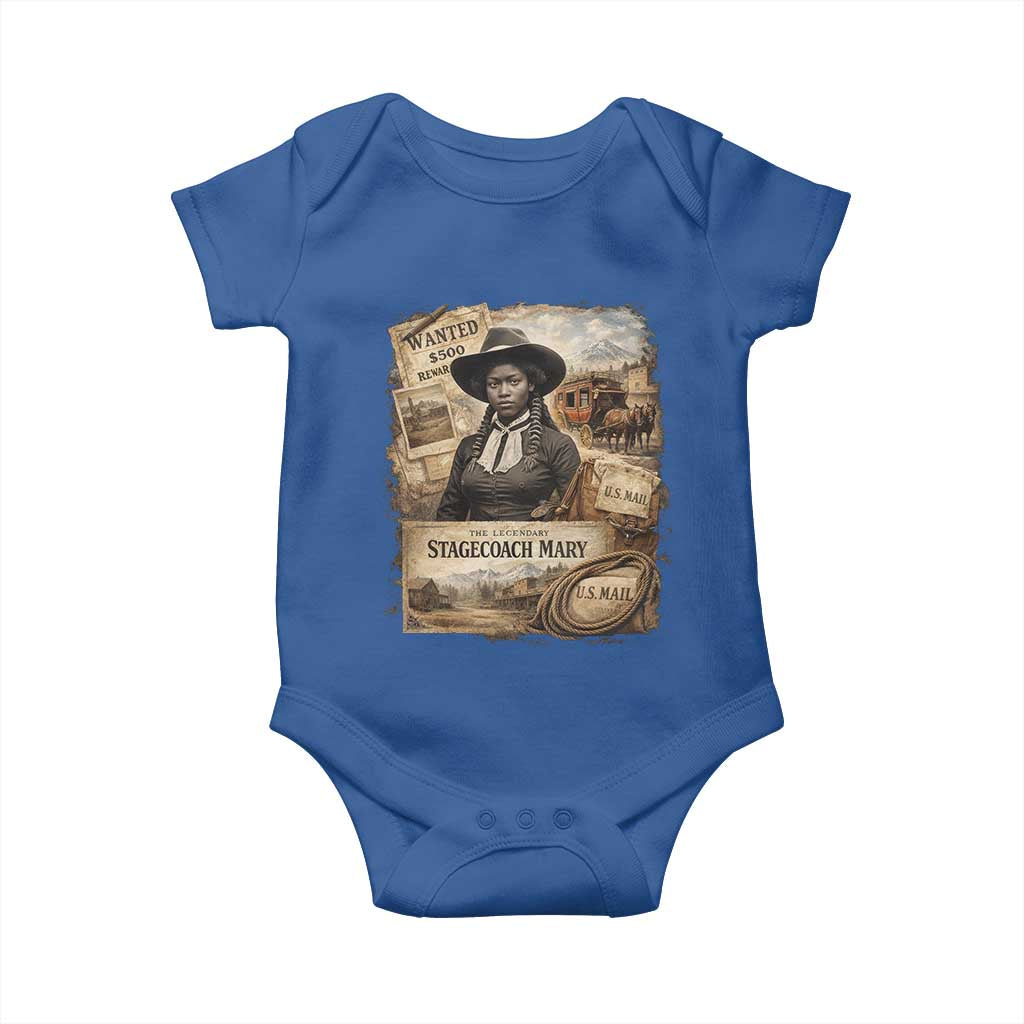 Black History Black Cowgirl Baby Onesie Western Rodeo African American Melanin Texas Women TS10 Royal Blue Print Your Wear