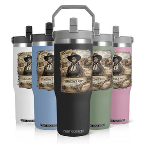 Black History Black Cowgirl Flip Straw Tumbler Western Rodeo African American Melanin Texas Women TS10 Print Your Wear