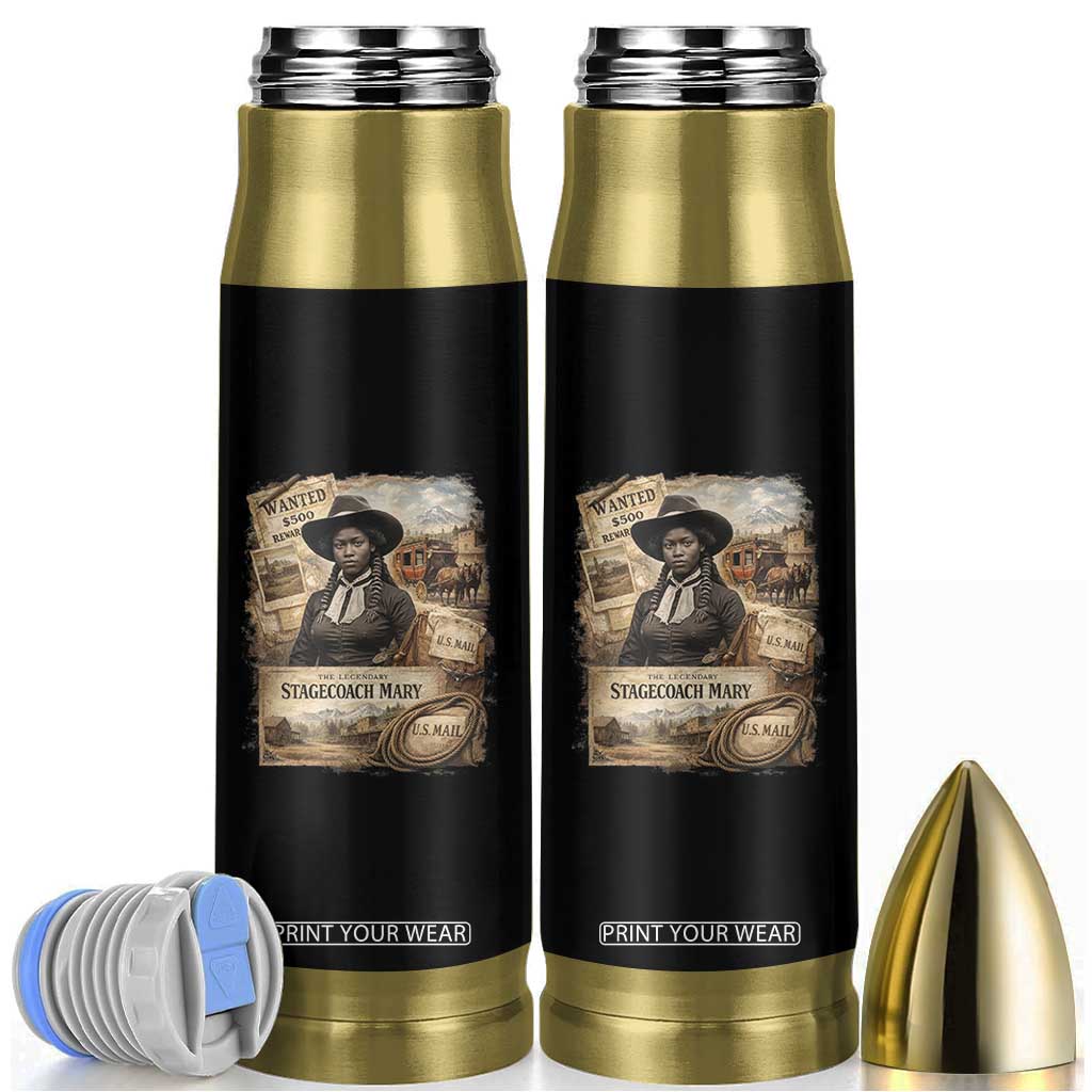 Black History Black Cowgirl Bullet Tumbler Western Rodeo African American Melanin Texas Women TS10 Black Print Your Wear