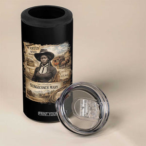 Black History Black Cowgirl 4 in 1 Can Cooler Tumbler Western Rodeo African American Melanin Texas Women TS10 Print Your Wear