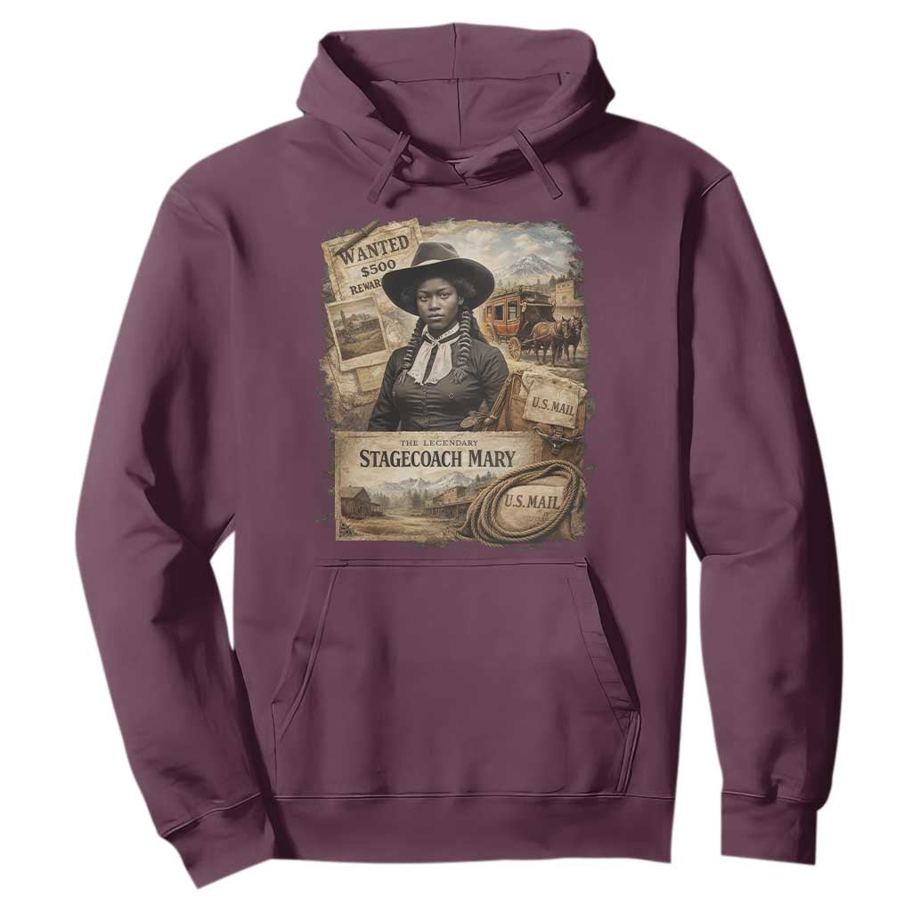 Black History Black Cowgirl Hoodie Western Rodeo African American Melanin Texas Women TS10 Maroon Print Your Wear