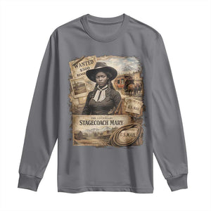 Black History Black Cowgirl Long Sleeve Shirt Western Rodeo African American Melanin Texas Women TS10 Charcoal Print Your Wear