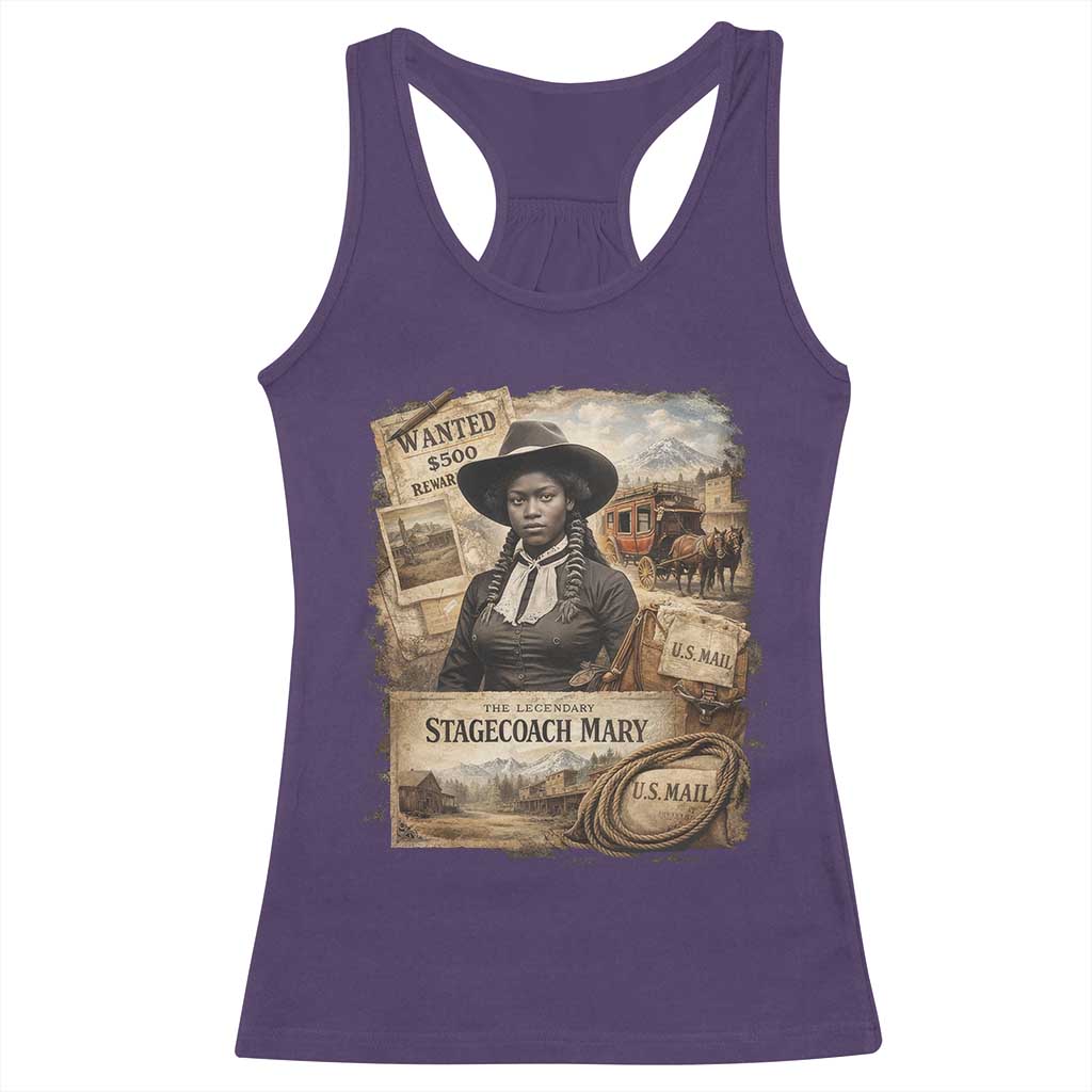 Black History Black Cowgirl Racerback Tank Top Western Rodeo African American Melanin Texas Women TS10 Purple Print Your Wear