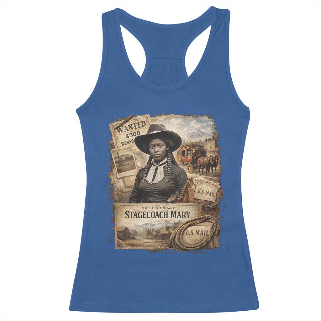 Black History Black Cowgirl Racerback Tank Top Western Rodeo African American Melanin Texas Women TS10 Royal Blue Print Your Wear