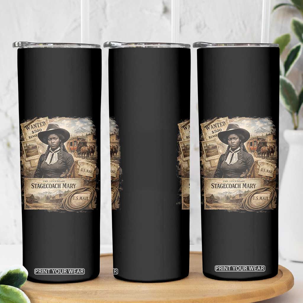 Black History Black Cowgirl Skinny Tumbler Western Rodeo African American Melanin Texas Women TS10 Print Your Wear
