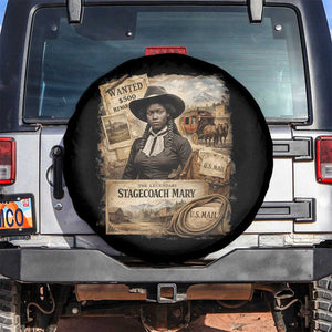 Black History Black Cowgirl Spare Tire Cover Western Rodeo African American Melanin Texas Women TS10 No hole Black Print Your Wear
