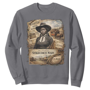 Black History Black Cowgirl Sweatshirt Western Rodeo African American Melanin Texas Women TS10 Charcoal Print Your Wear