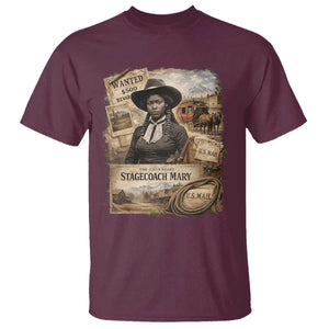 Black History Black Cowgirl T Shirt Western Rodeo African American Melanin Texas Women TS10 Maroon Print Your Wear