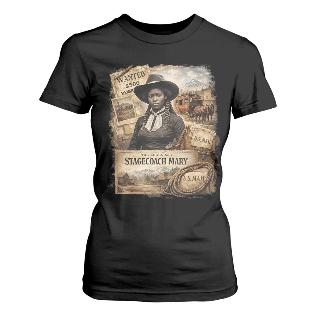 Black History Black Cowgirl T Shirt For Women Western Rodeo African American Melanin Texas Women TS10 Black Print Your Wear