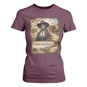 Black History Black Cowgirl T Shirt For Women Western Rodeo African American Melanin Texas Women TS10 Maroon Print Your Wear