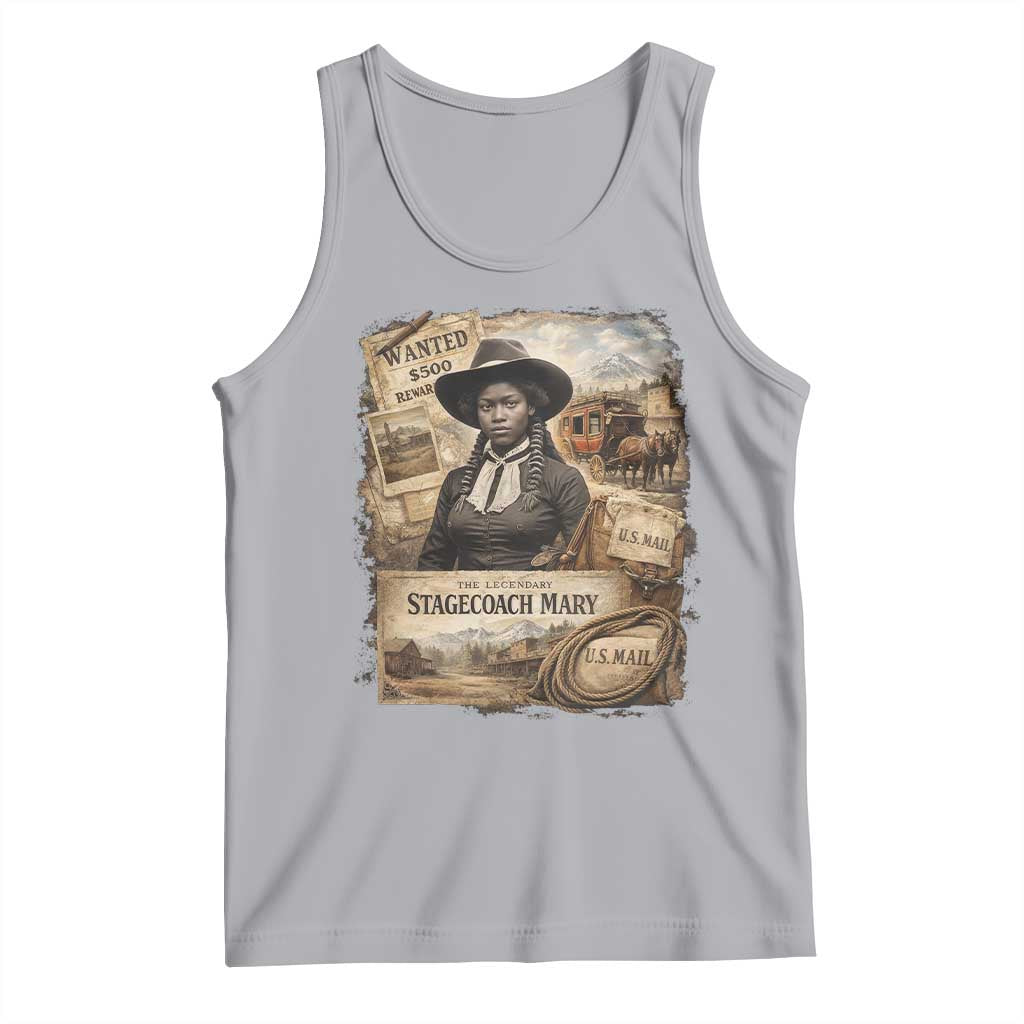 Black History Black Cowgirl Tank Top Western Rodeo African American Melanin Texas Women TS10 Athletic Heather Print Your Wear