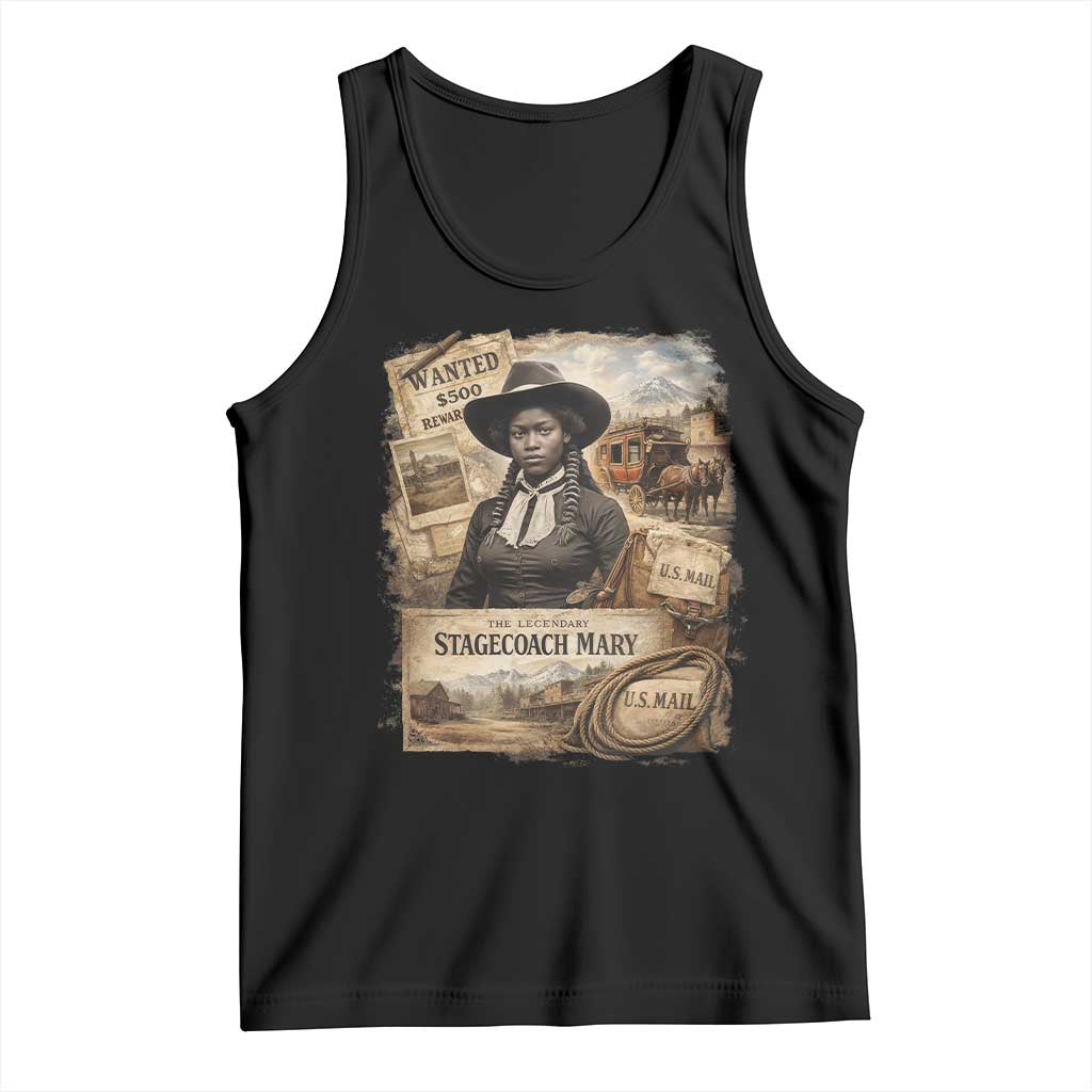 Black History Black Cowgirl Tank Top Western Rodeo African American Melanin Texas Women TS10 Black Print Your Wear
