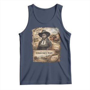 Black History Black Cowgirl Tank Top Western Rodeo African American Melanin Texas Women TS10 Navy Print Your Wear