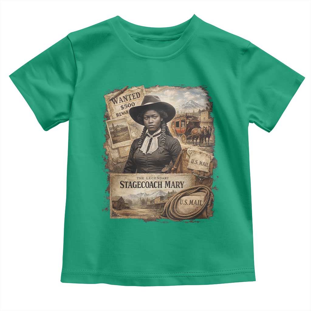 Black History Black Cowgirl Toddler T Shirt Western Rodeo African American Melanin Texas Women TS10 Irish Green Print Your Wear