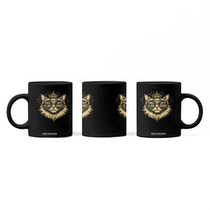 Funny Princess Cat Coffee Mug This Is An Outrage Donut Gold Cat Lover Gifts TS10 Print Your Wear