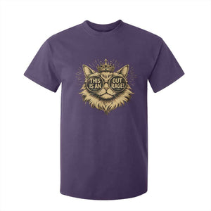 Funny Princess Cat T Shirt For Kid This Is An Outrage Donut Gold Cat Lover Gifts TS10 Purple Print Your Wear