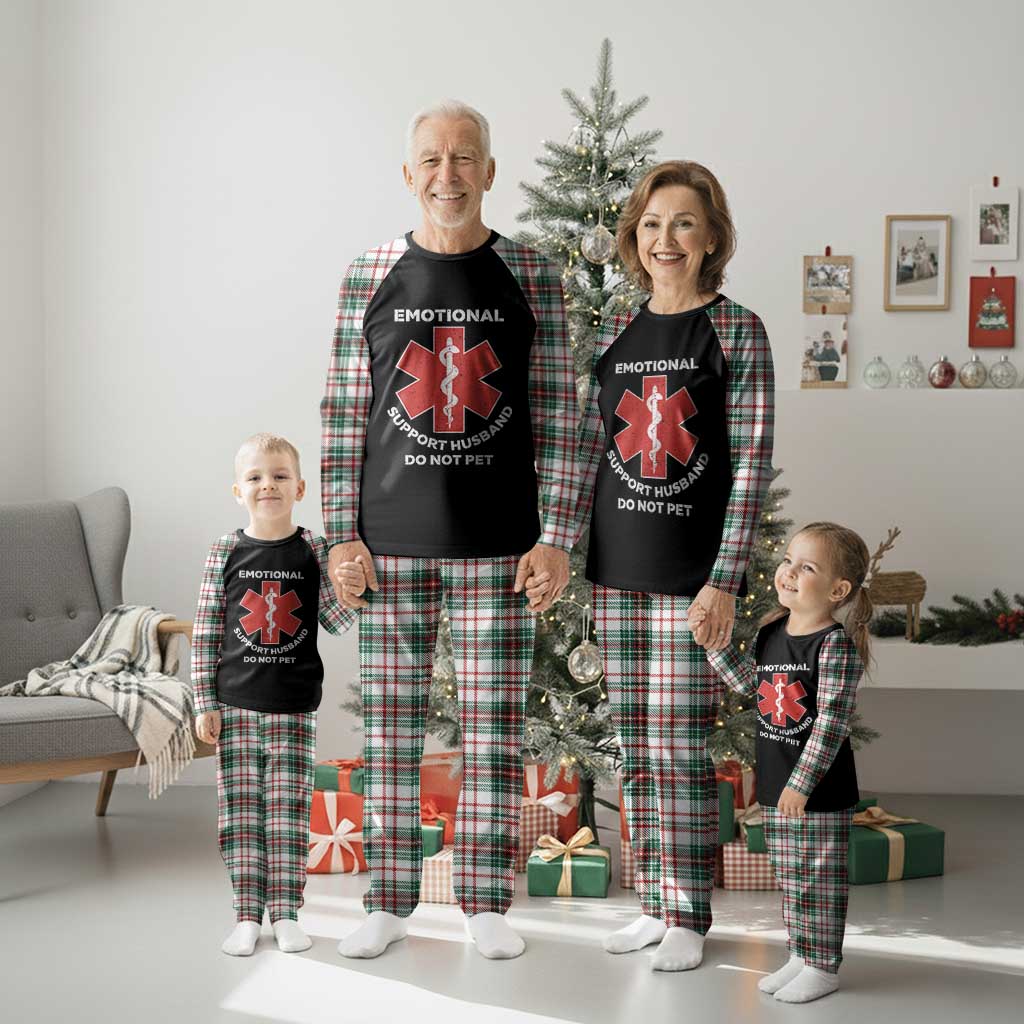 Do Not Pet Husband Plaid Pajama Set Funny Sarcastic Saying TS10 Christmas Plaid Print Your Wear