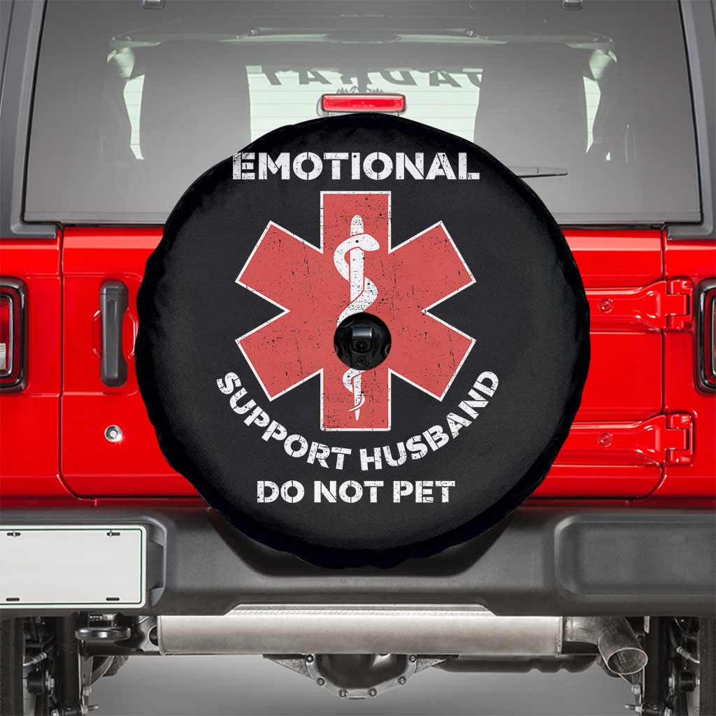 Do Not Pet Husband Spare Tire Cover Funny Sarcastic Saying TS10 Black Print Your Wear