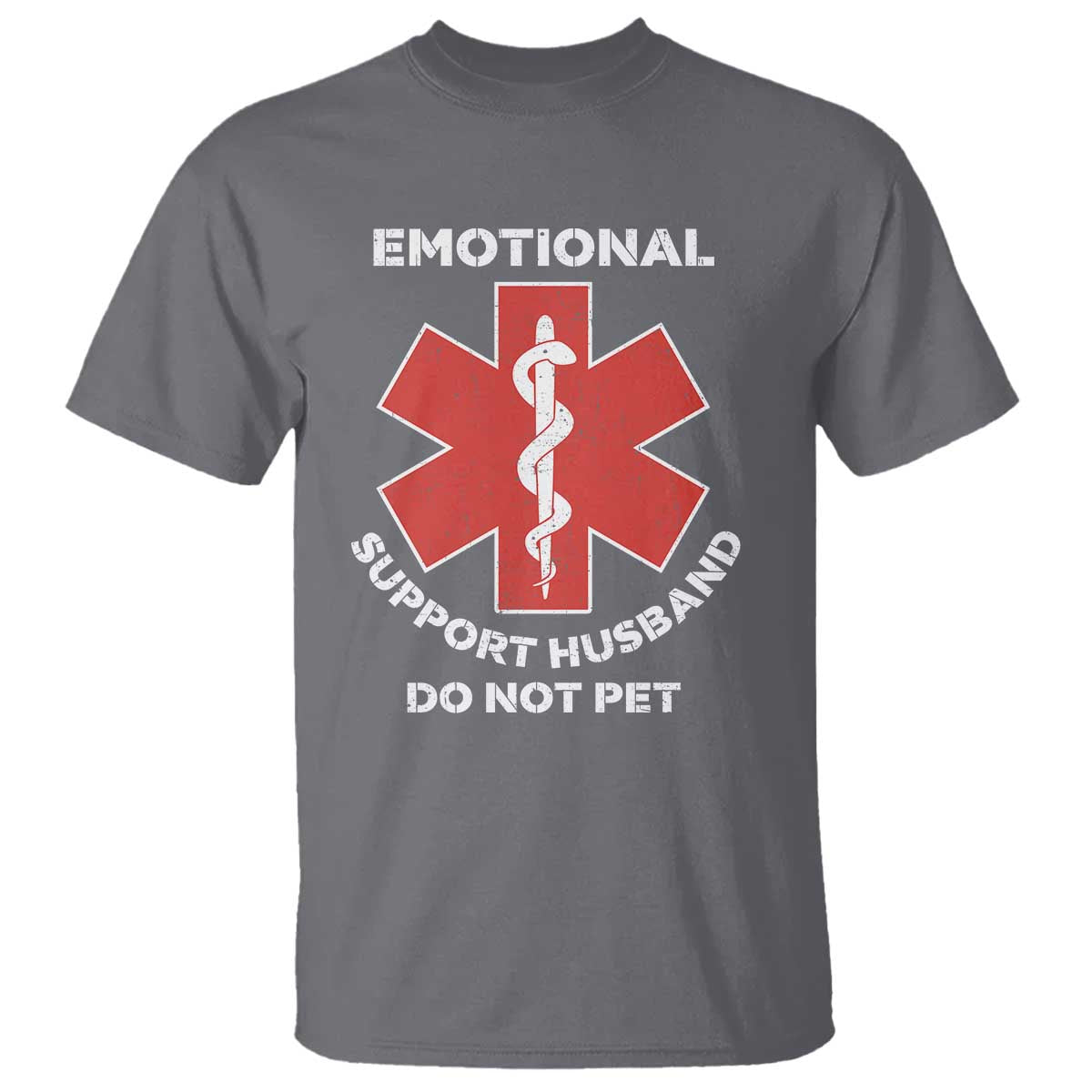 Do Not Pet Husband T Shirt Funny Sarcastic Saying TS10 Charcoal Print Your Wear