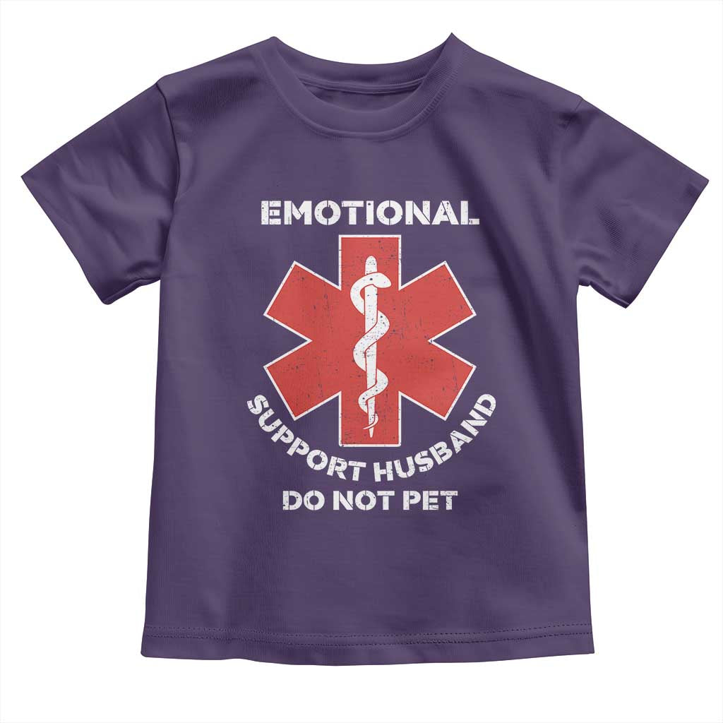 Do Not Pet Husband Toddler T Shirt Funny Sarcastic Saying TS10 Purple Print Your Wear