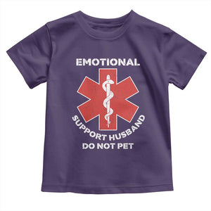 Do Not Pet Husband Toddler T Shirt Funny Sarcastic Saying TS10 Purple Print Your Wear