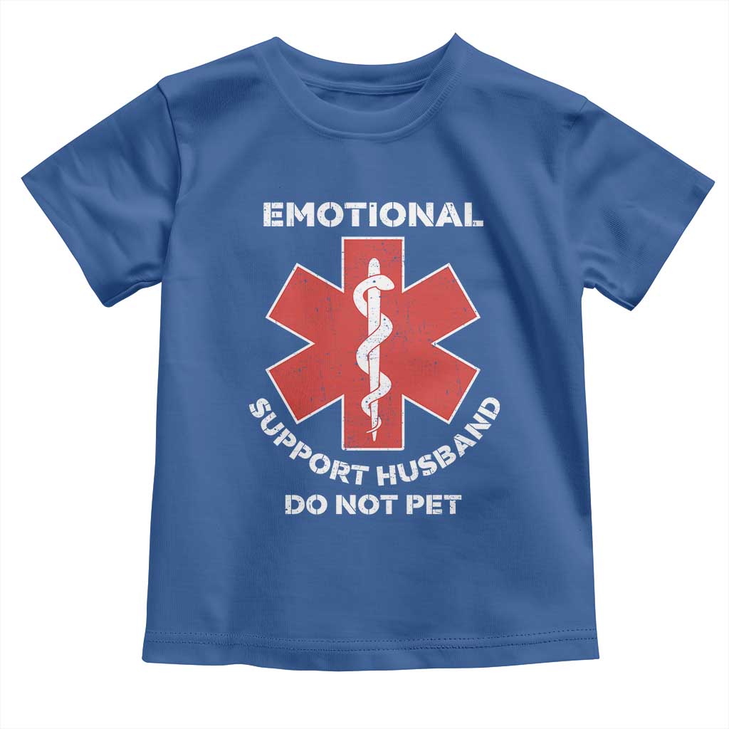 Do Not Pet Husband Toddler T Shirt Funny Sarcastic Saying TS10 Royal Blue Print Your Wear