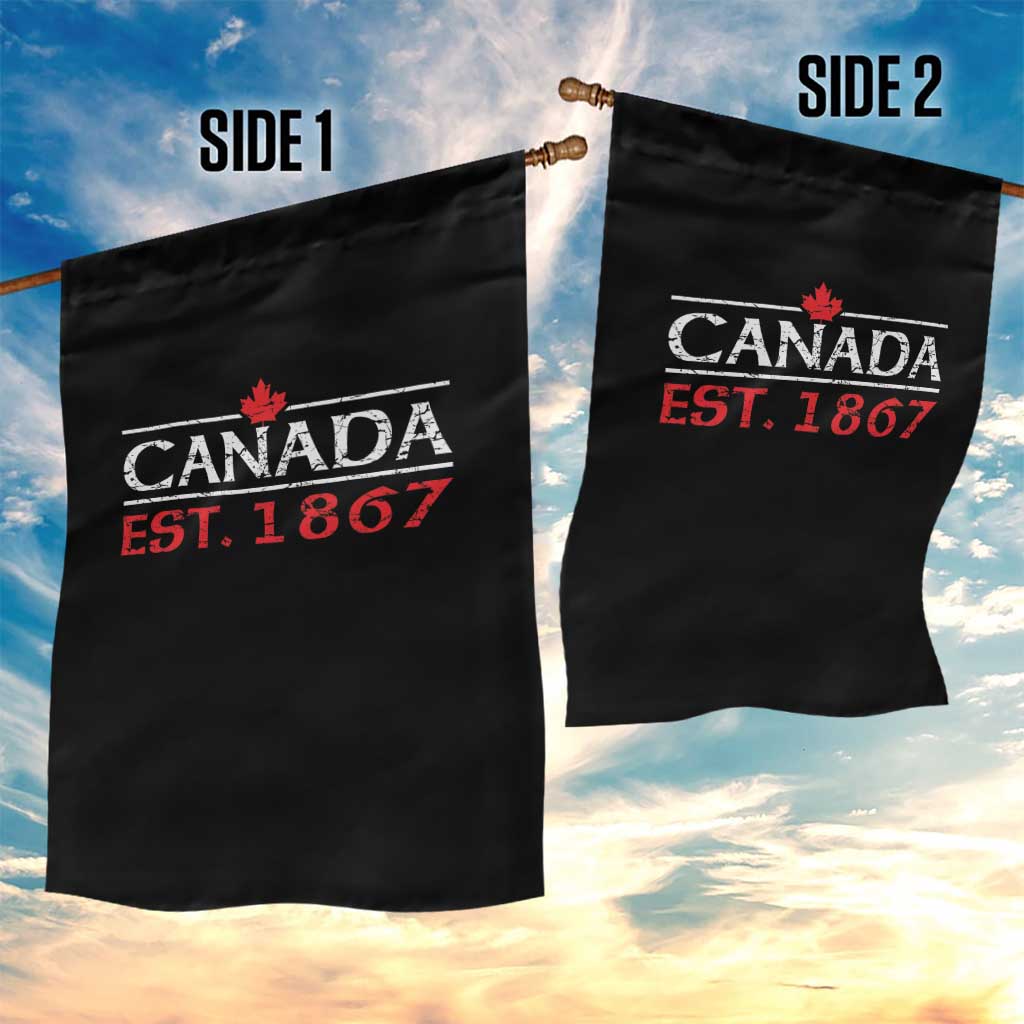 Canadian Maple Leaf Garden Flag Canada Flag Vintage Retro Sport TS10 Print Your Wear