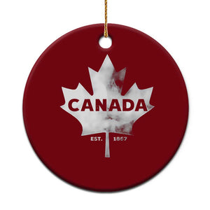 Canada Flag Ceramic Ornament Canadian Maple Leaf Vintage Retro Sport TS10 1pc Red Print Your Wear