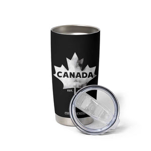 Canada Flag Tumbler Cup Canadian Maple Leaf Vintage Retro Sport TS10 Print Your Wear