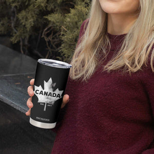 Canada Flag Tumbler Cup Canadian Maple Leaf Vintage Retro Sport TS10 Print Your Wear