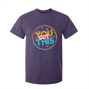 Test Day Teacher T Shirt For Kid Rock The Test Dont Stress Just Do Your Best TS10 Purple Print Your Wear