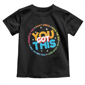 Test Day Teacher Toddler T Shirt Rock The Test Dont Stress Just Do Your Best TS10 Black Print Your Wear